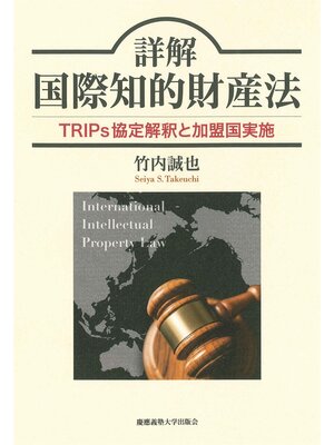 cover image of 詳解　国際知的財産法